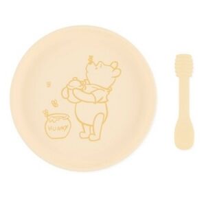 🤍✨️NWT Disney baby silicone plate and spoon set Winnie the Pooh 🩷